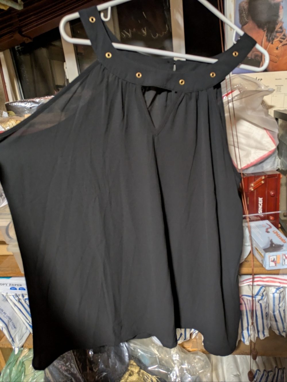 Black Mileage Blouse